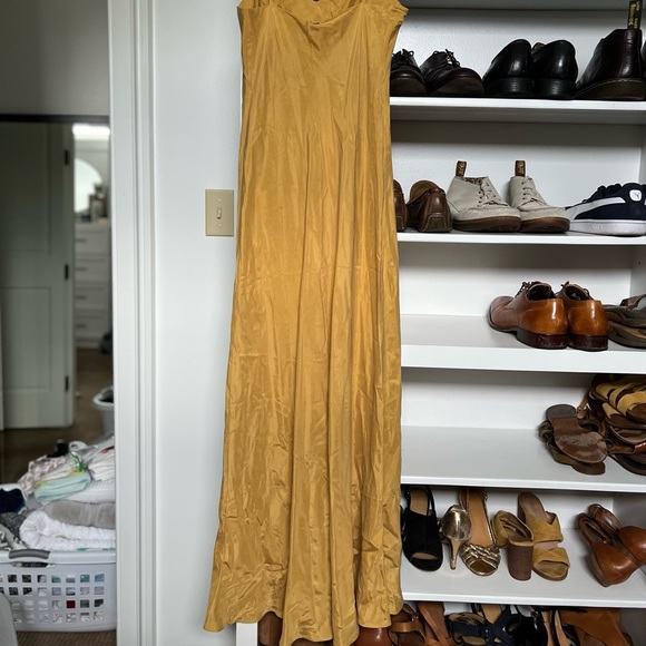 Hatch Ricky slip dress in marigold NWOT - Picture 6 of 6